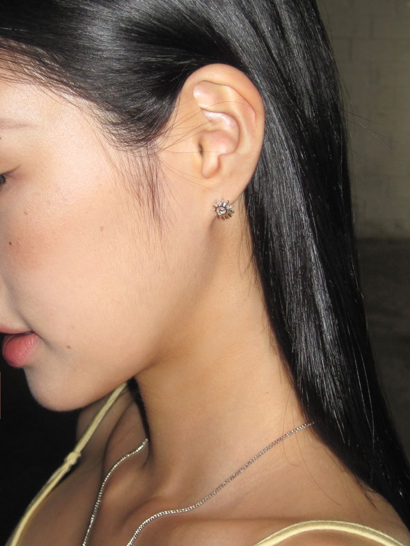 [925silver] Sunburn piercing