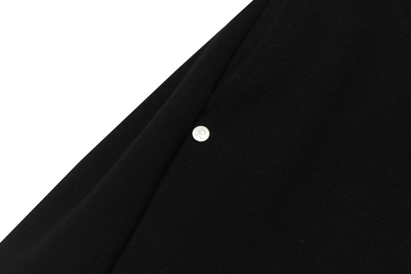 damage cutting bermuda pants (black)