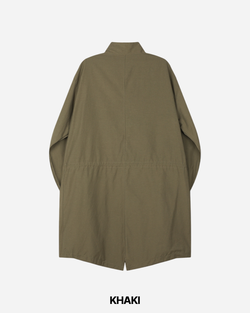 Vent High Neck Fishtail Jacket