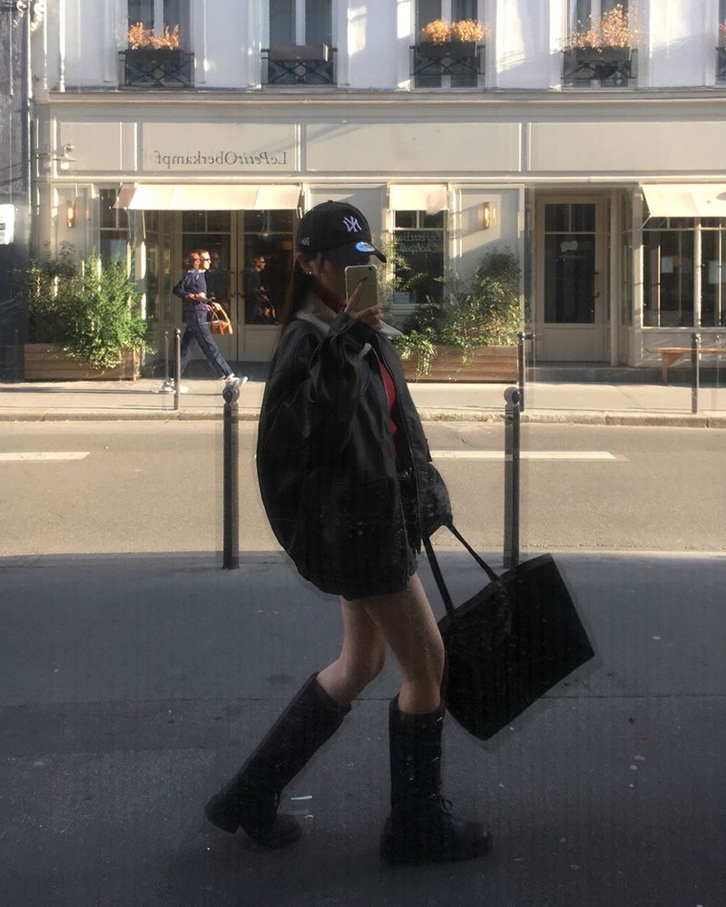 [ORIGINAL] Kyle Wool & Leather 2-Way Jumper