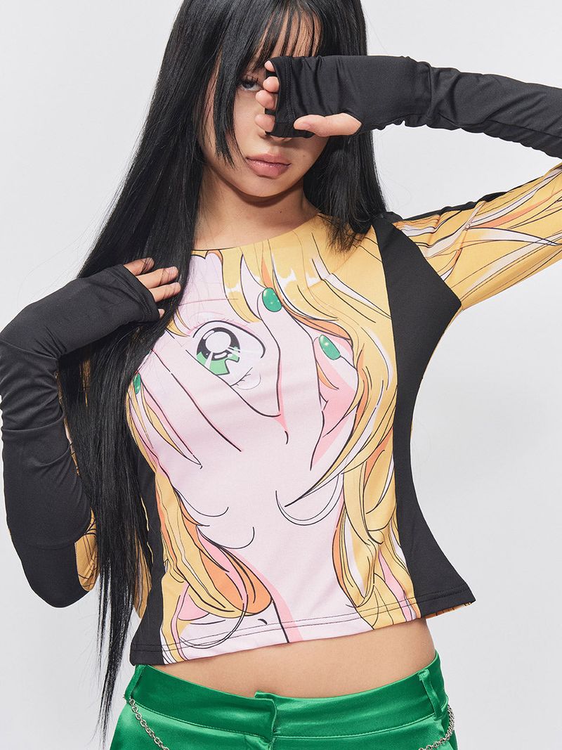 RAWmantics（ローマンティックス）の「&スパークラブワイツアニメーショントップブラック（トップス）」