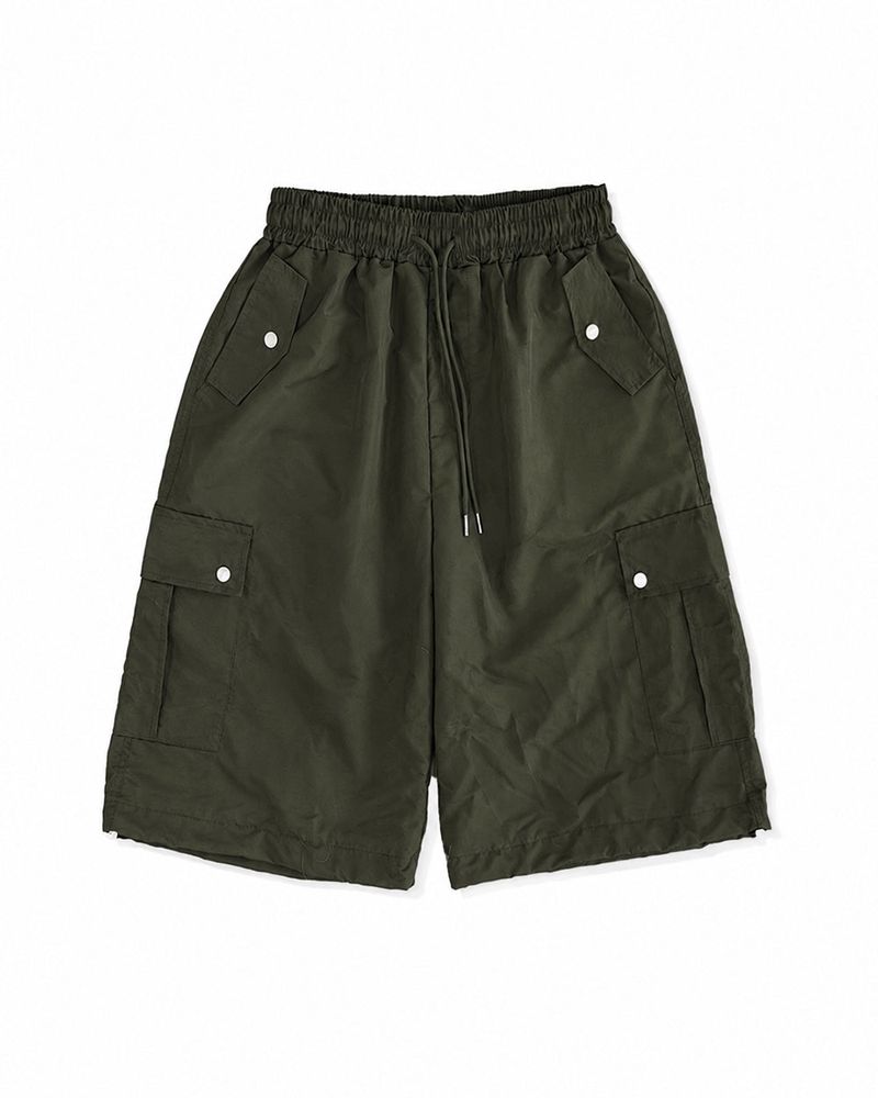 Kelt Nylon Cargo Bermuda Pants