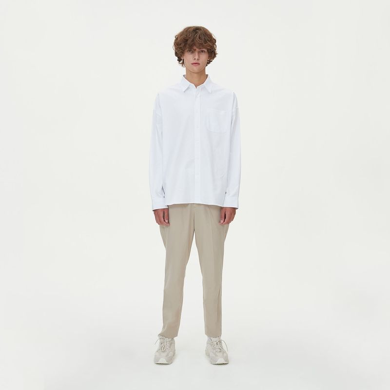 STANDARD OVER-FIT OXFORD SHIRTS_WHITE