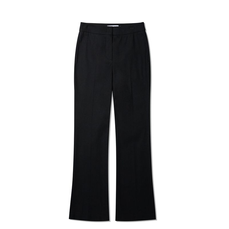 COLLECTION FLEXIBLE BOOTCUT PANTS [BLACK]