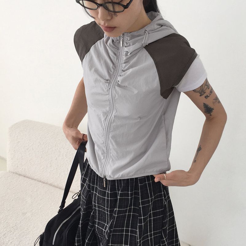 WONDER WONDER（ワンダーワンダー）の「[MADE] Kash Goffcore Nylon Coloring Two-Way String Vest（Tops）」