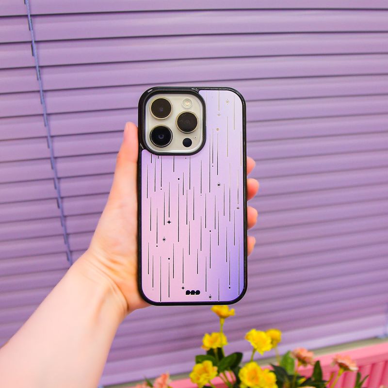 【MADE】 Star Shower glass Mirror bumper case