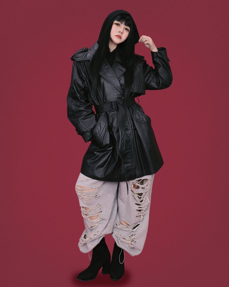disco damage string pants (3color)