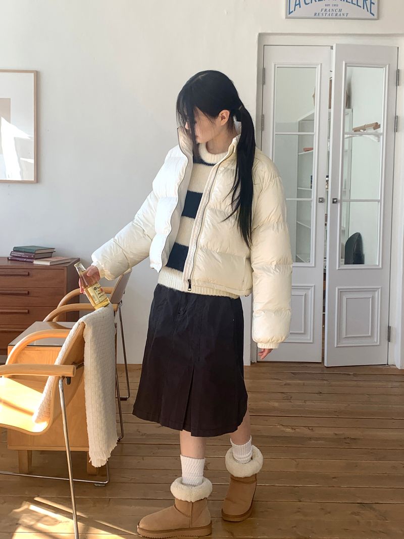[MADE] Orson Wellon Puffer Crop Short Padding