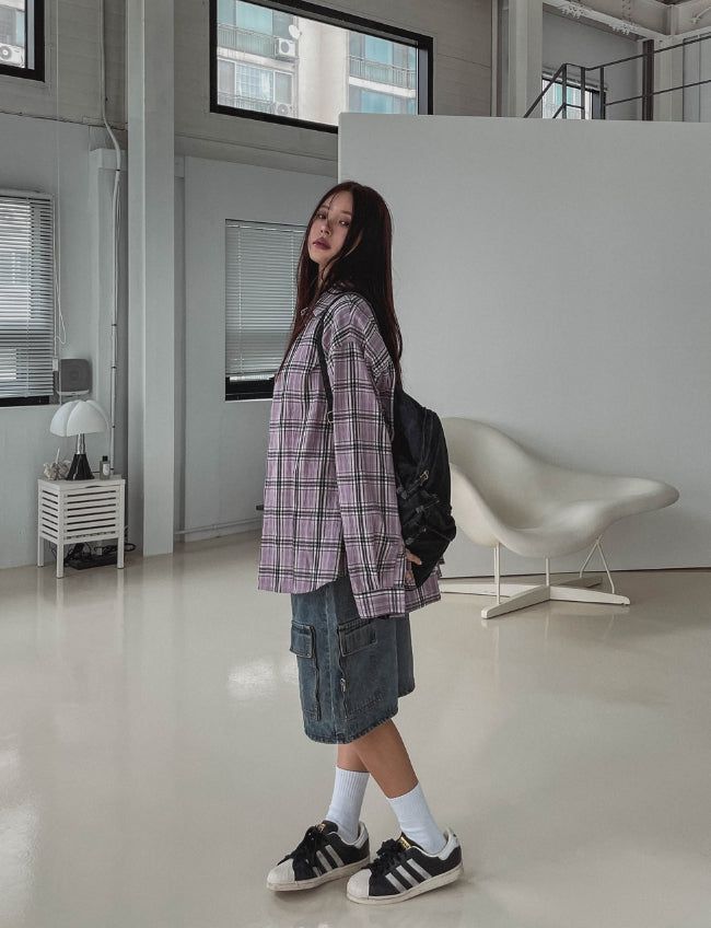 Zipper Two Way Cargo Bermuda Pants