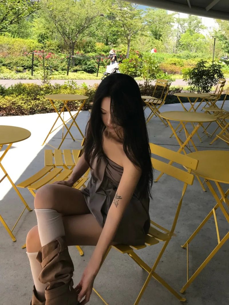 Coco Shirring Bustier Flare Sleeveless Top
