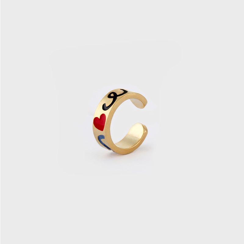 DOODLE EARCUFF(3mm) SILVER925(18K GOLD PLATED)