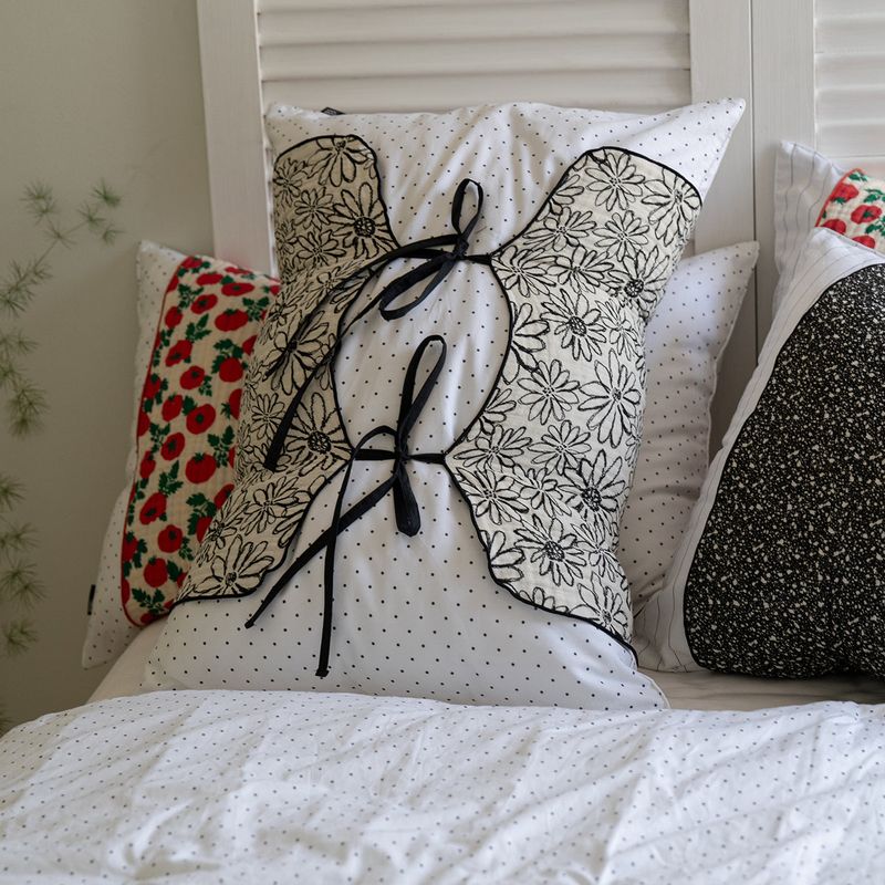 Reversible cotton Summer Pillow cover