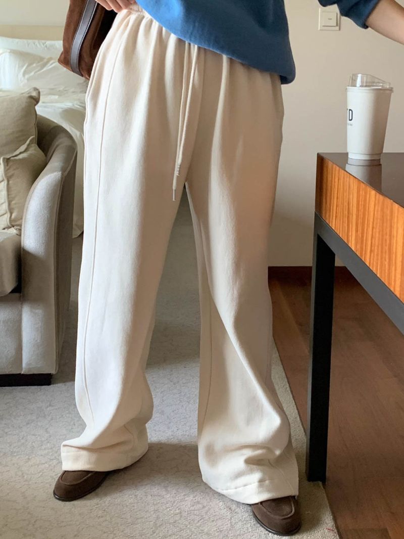 [Wool fleece] Eggdon string two-way pants