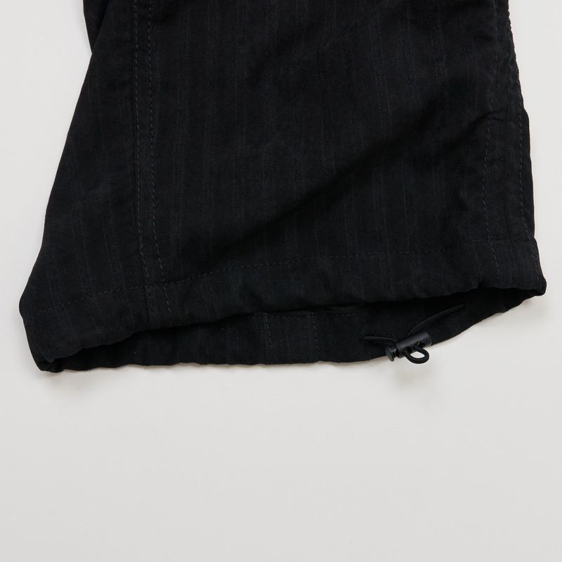 SHIRRING LONG PANTS BLACK