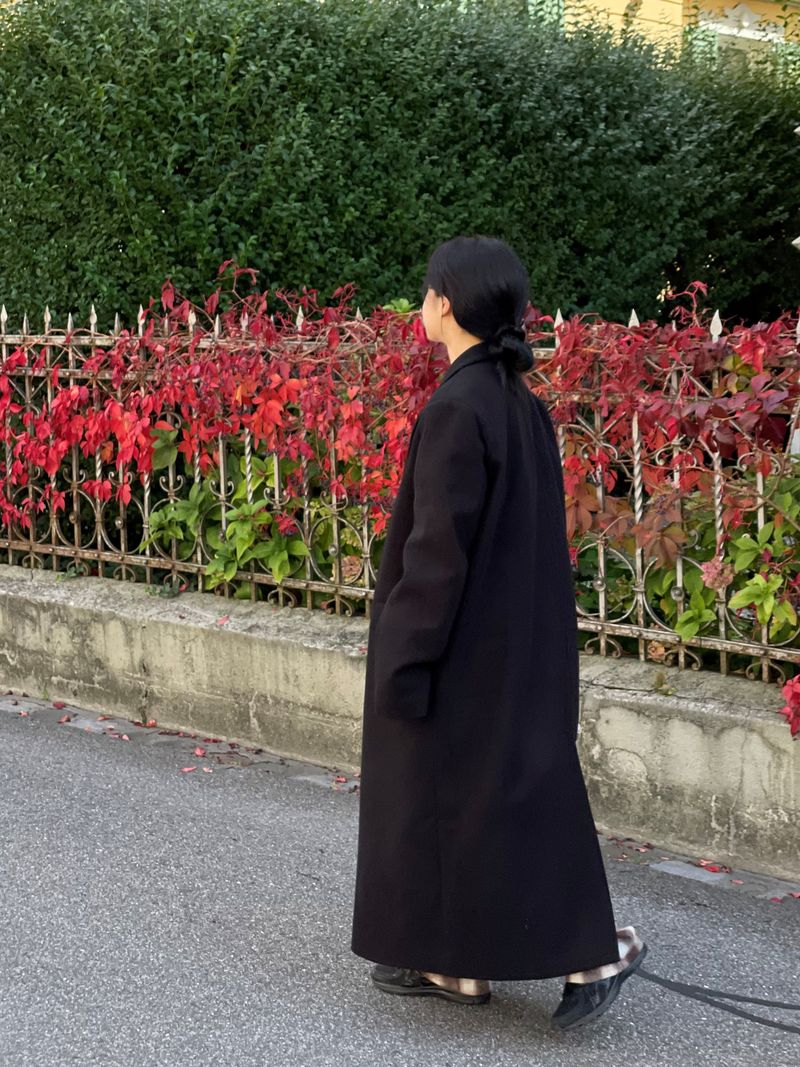 Eiffel length double maxi coat 