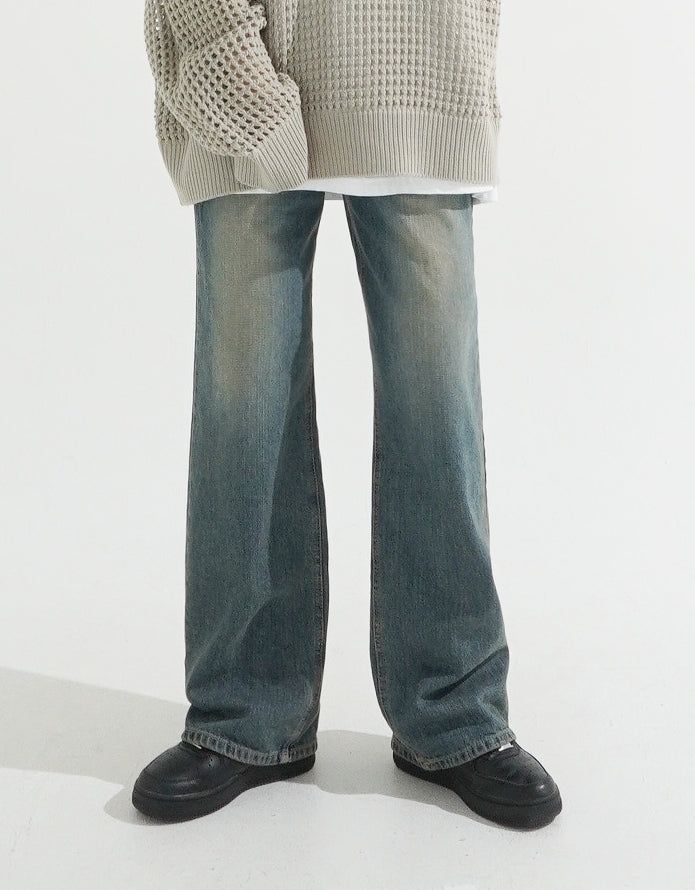 KIXI（キッシー）の「Slap Sand Washing Denim Pants（Pants）」