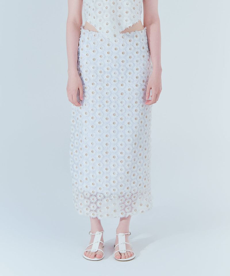 WEREVE（ウィレブ）の「Floral skirt(summer)（Skirts）」