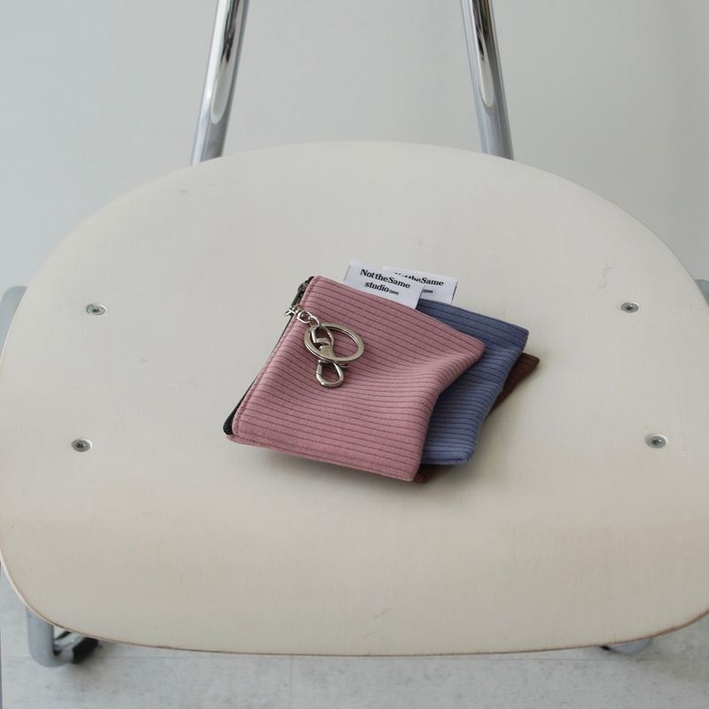 Mini keyring pouch 'red bean'