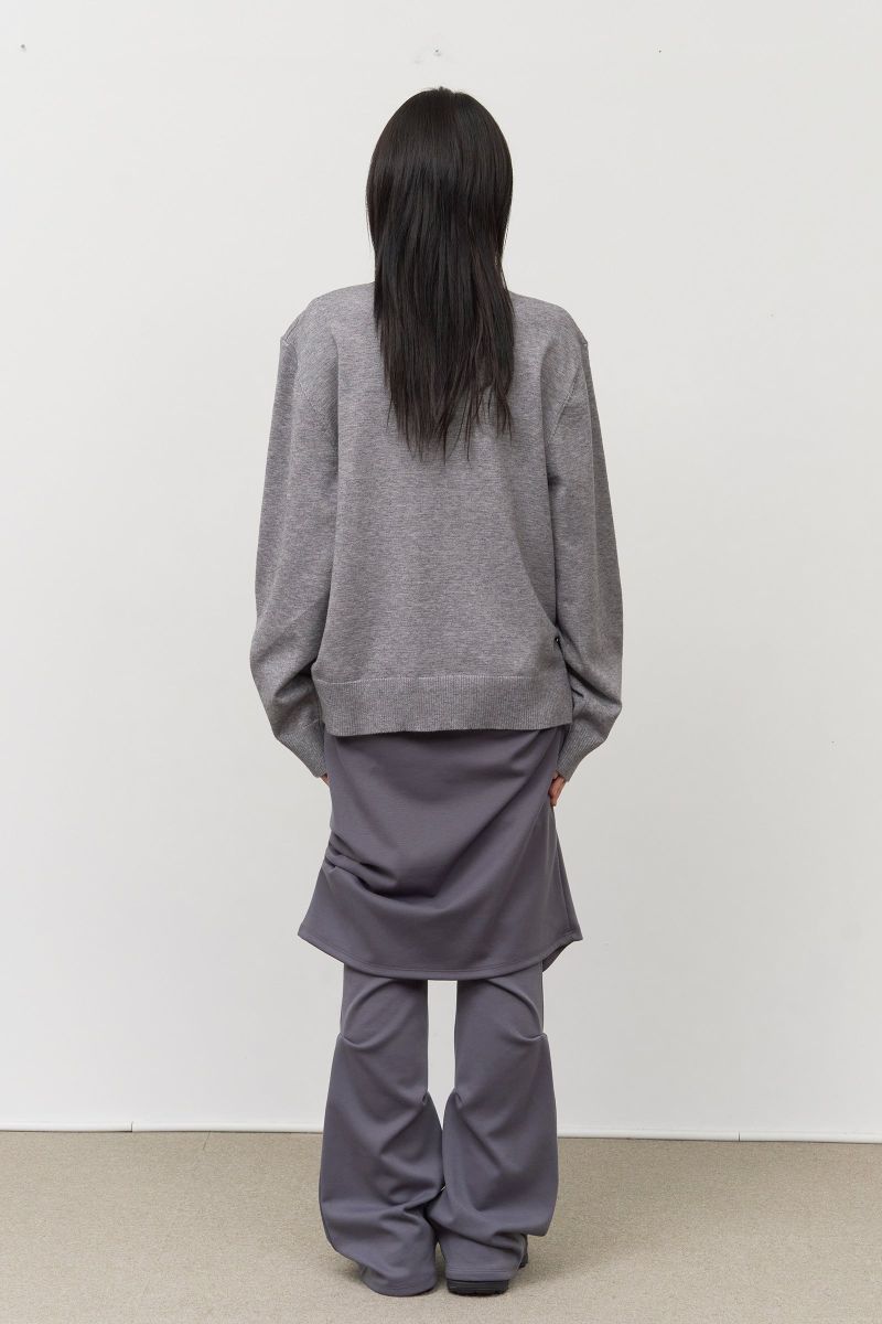 Nito Slash Knitted Zip Up