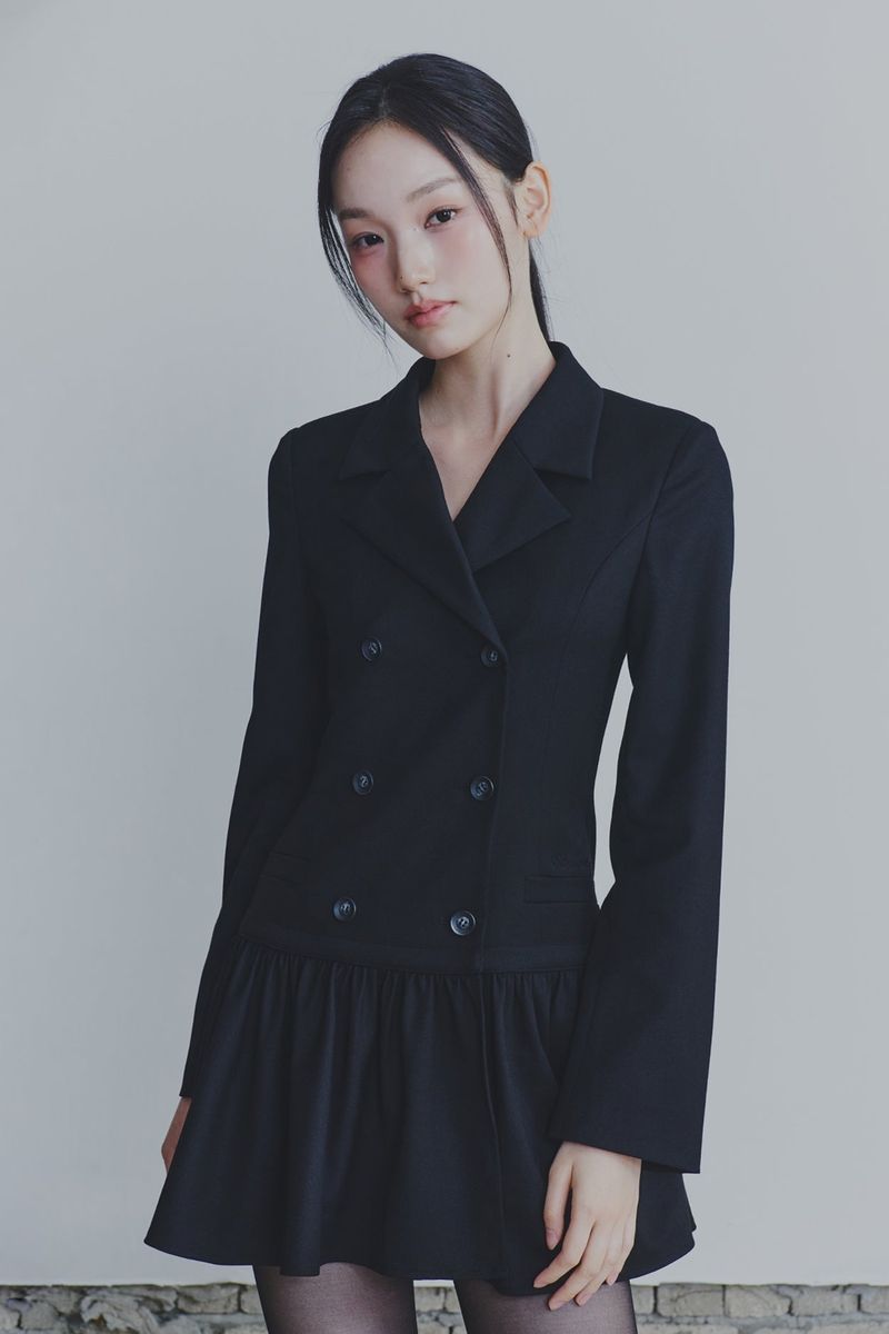 LIORA JACKET DRESS black
