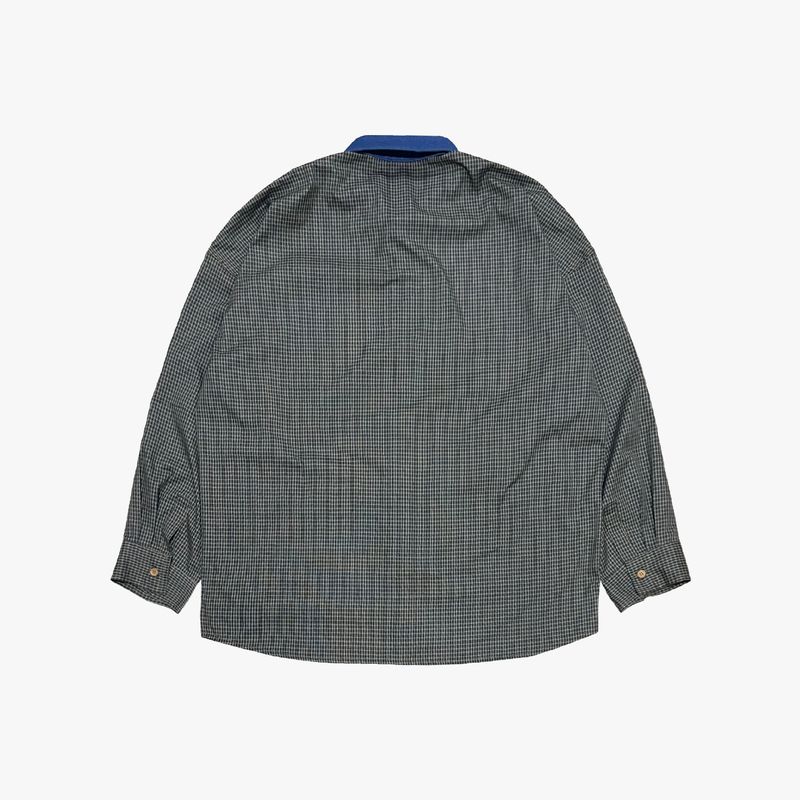 switch panel check shirt_blue