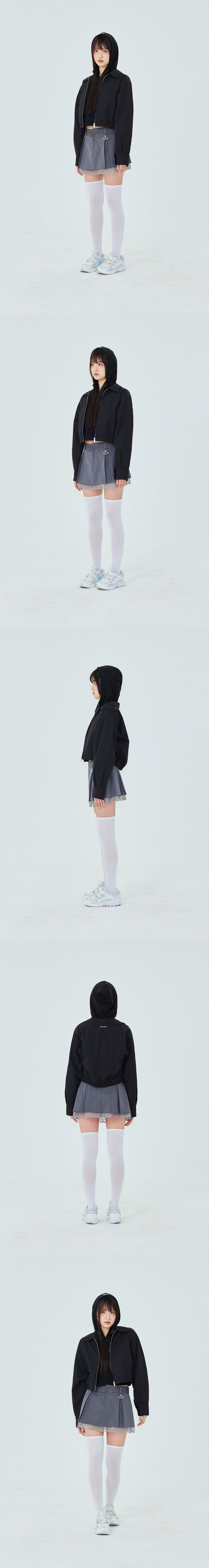 CRACK JUMPER IN BLACK