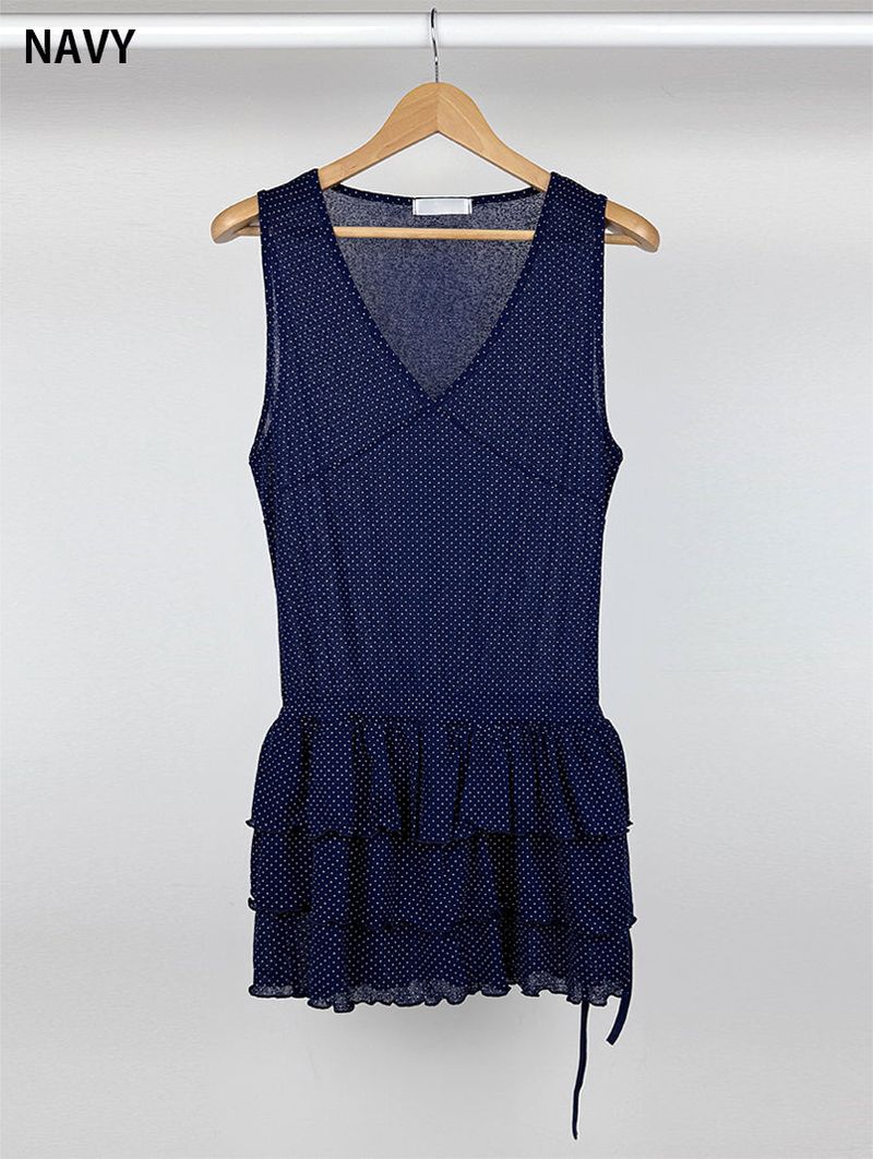 DOT CANCAN LAYERED DRESS (3C)