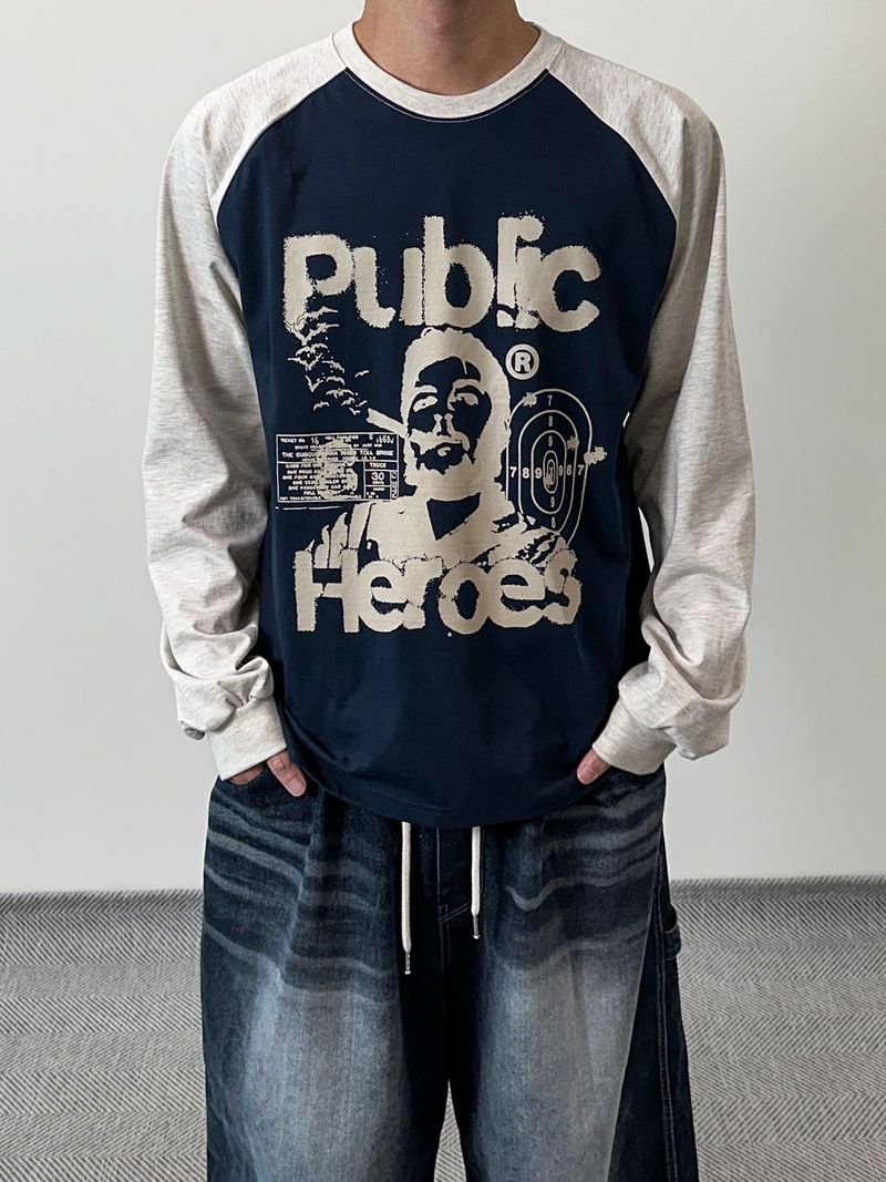Smoke Raglan Long sleeve