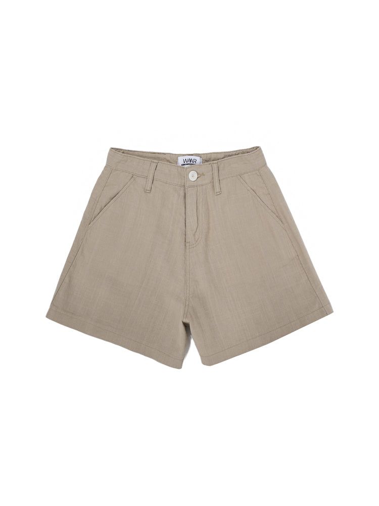 W1013 LINEN SHORT_BEIGE