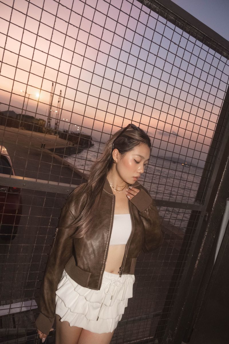 Loved Bomber Faux Leather Jacket - 2 colours