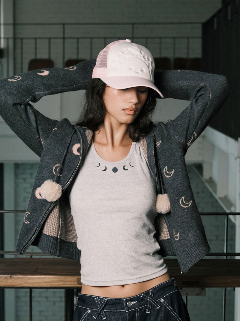 DALGOMM TRUCKER CAP (PINK)