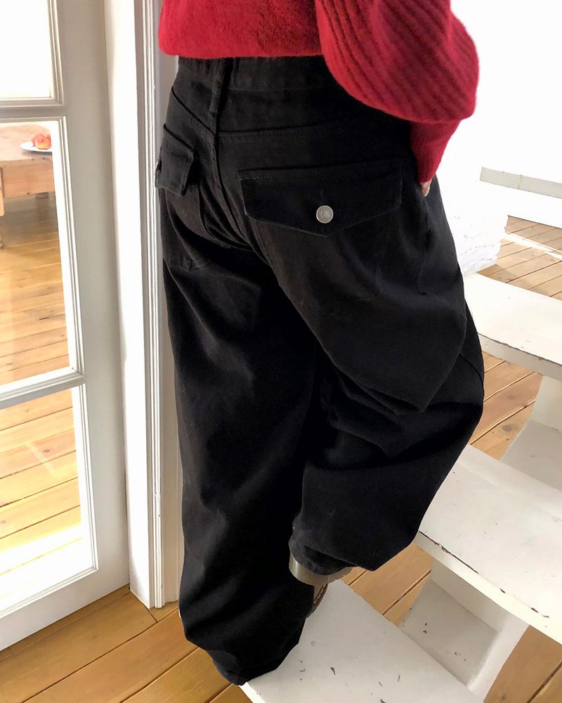 Nein Pocketed Wide Balloon Pants