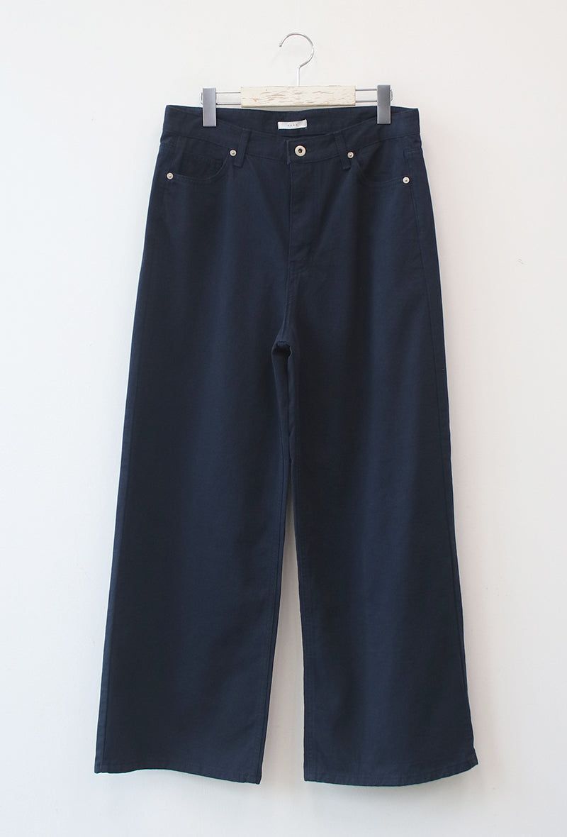 woody cotton wide pants