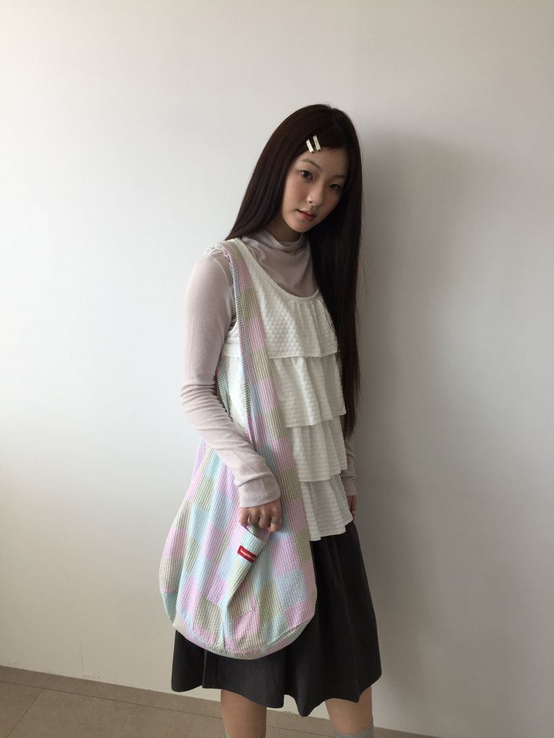 ペールブルームミディスカート (3color)