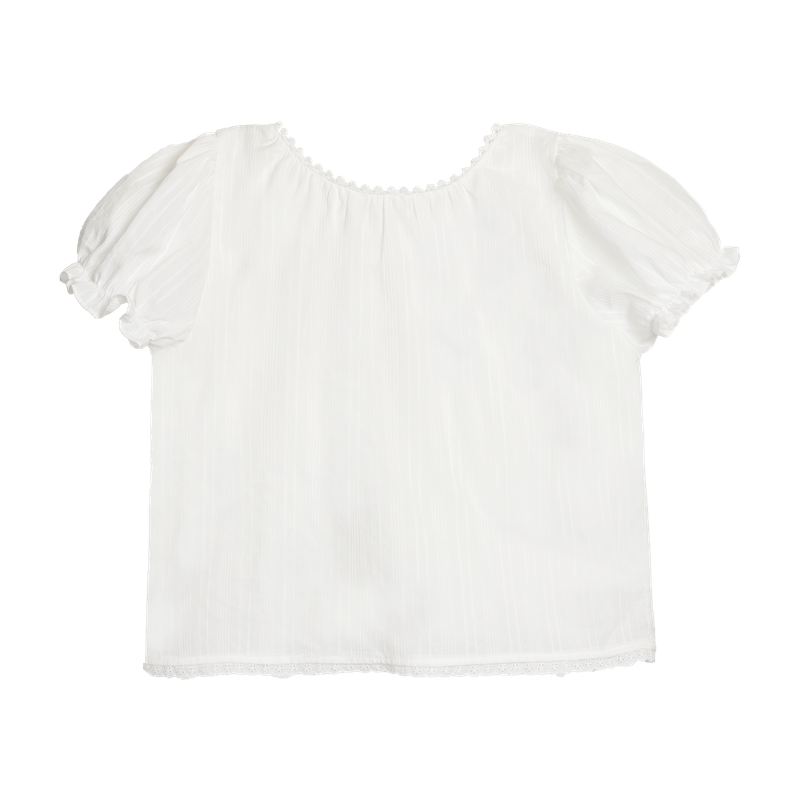 MISTY PUFF RIBBON BLOUSE