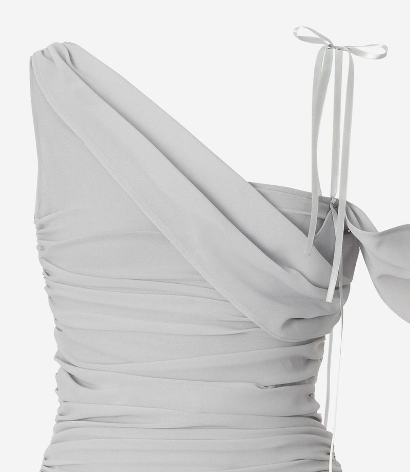 Glow Chiffon Shirred Sleeveless Blouse