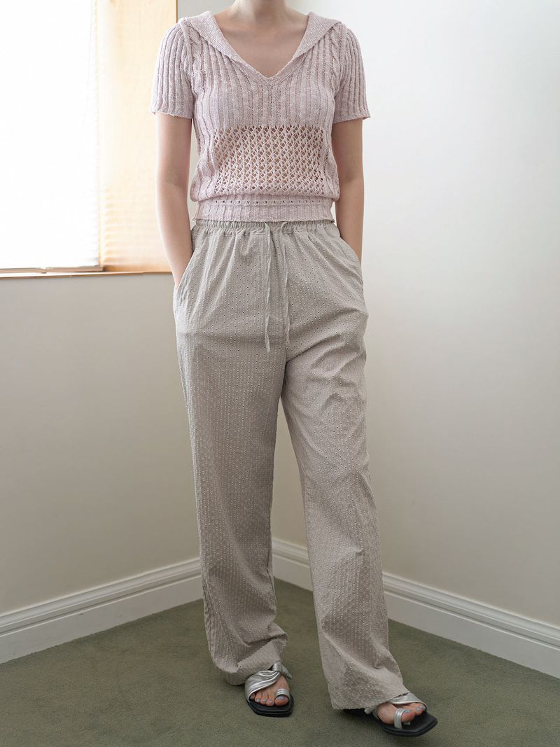 CROCHET PULL OVER [ LAVENDER ]
