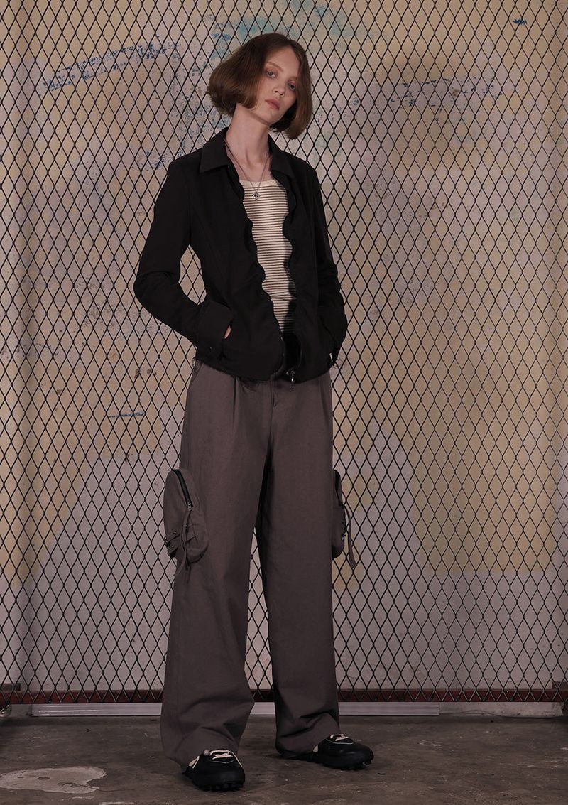  WAVY ZIPPER JACKET