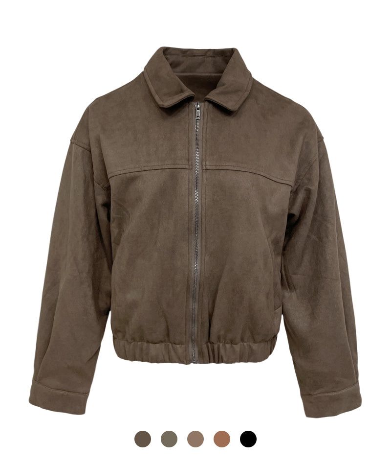 Cozy&Kitsch(コージーアンドキッチ)の「Oakland Suede Zip-up Jacket(Jackets/Outerwear)」