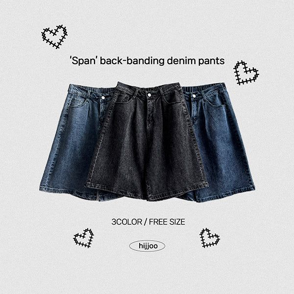 hijjoo（ハイチュー）の「Onin Waist Banding Pintuck Spandex Tight Denim Bermuda Shorts（Pants）」