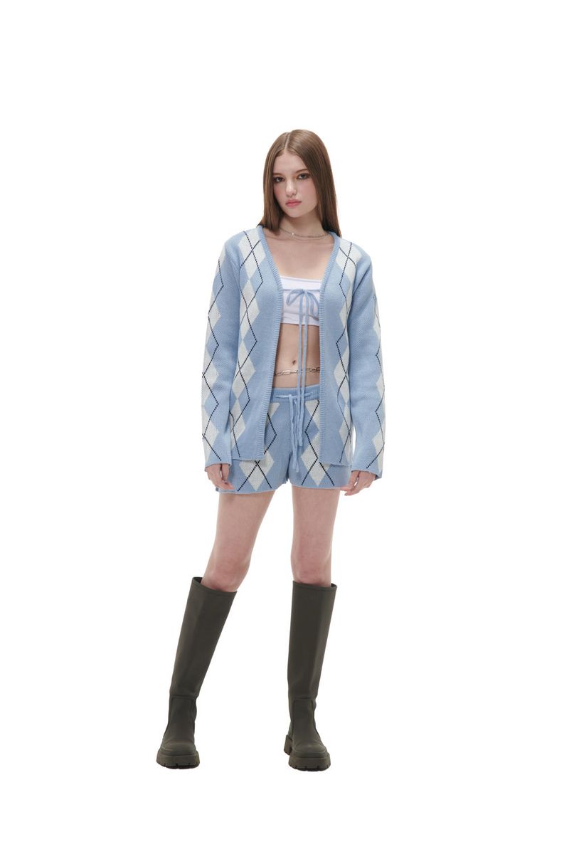 ARGYLE CARDIGAN