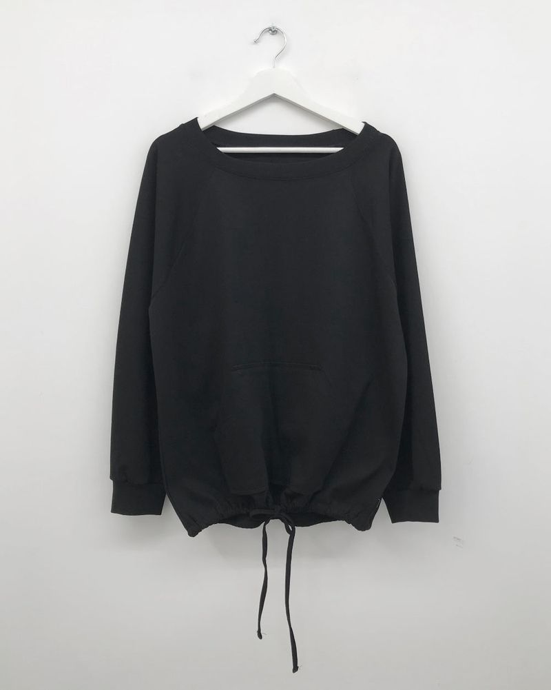 Nice pocket boatneck t-shirt (3color)