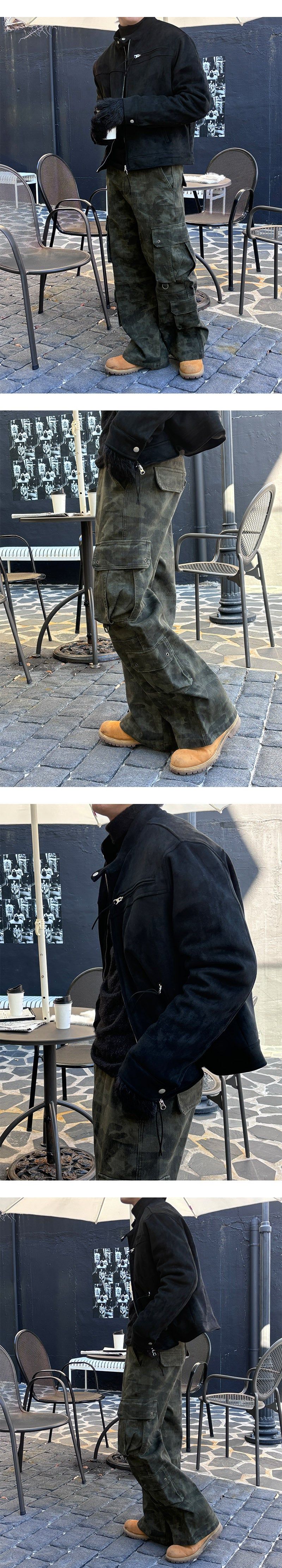 [F/W] Biker suede string jacket(3color)