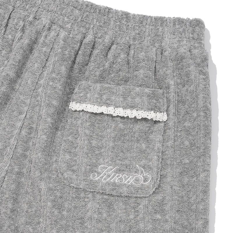 BANDING TERRY SHORT PANTS [MELNAGE GRAY]