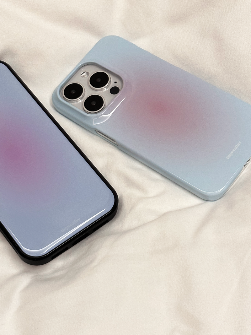 blush hard case-pink+blue