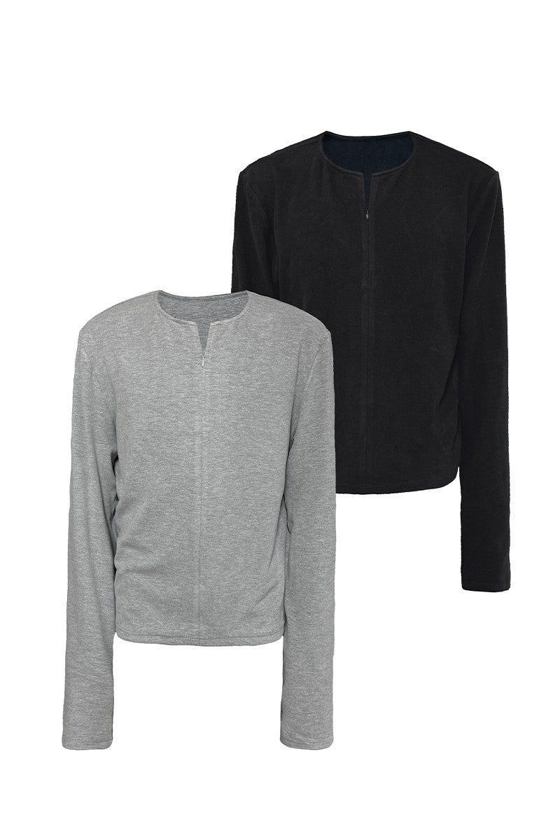 JCAESAR(ジュリウス・シーザー)の「Half Zip Fitted Long Sleeve(Tops)」