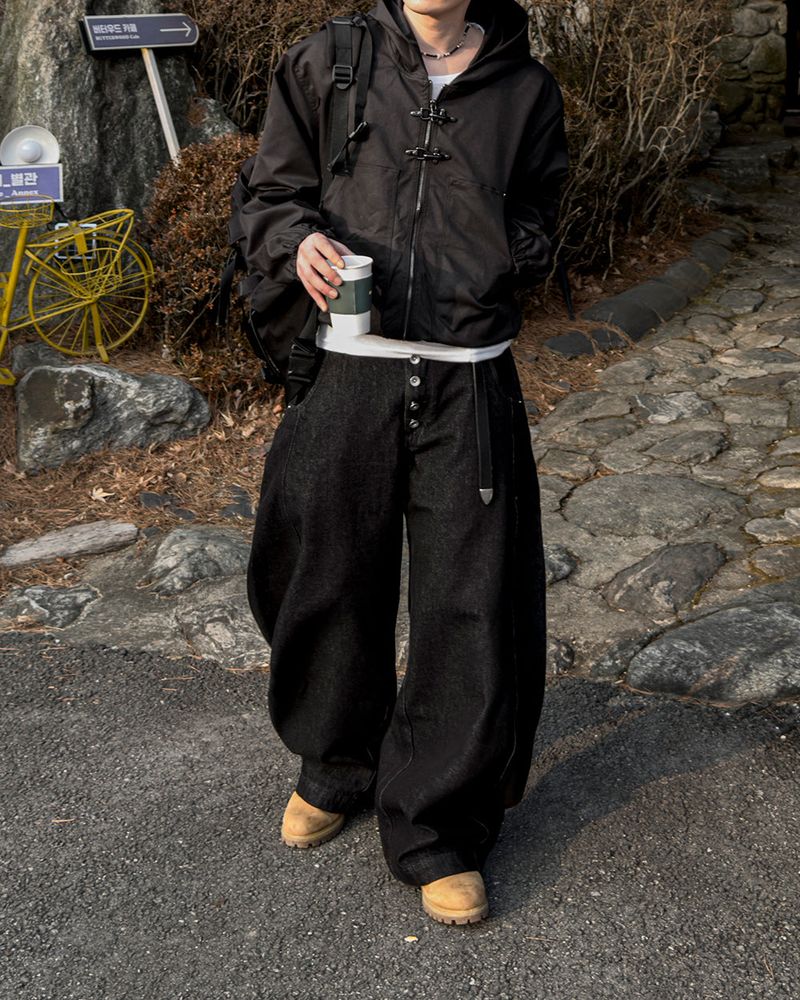 Lexer Fireman Buckle Hooded Jacket