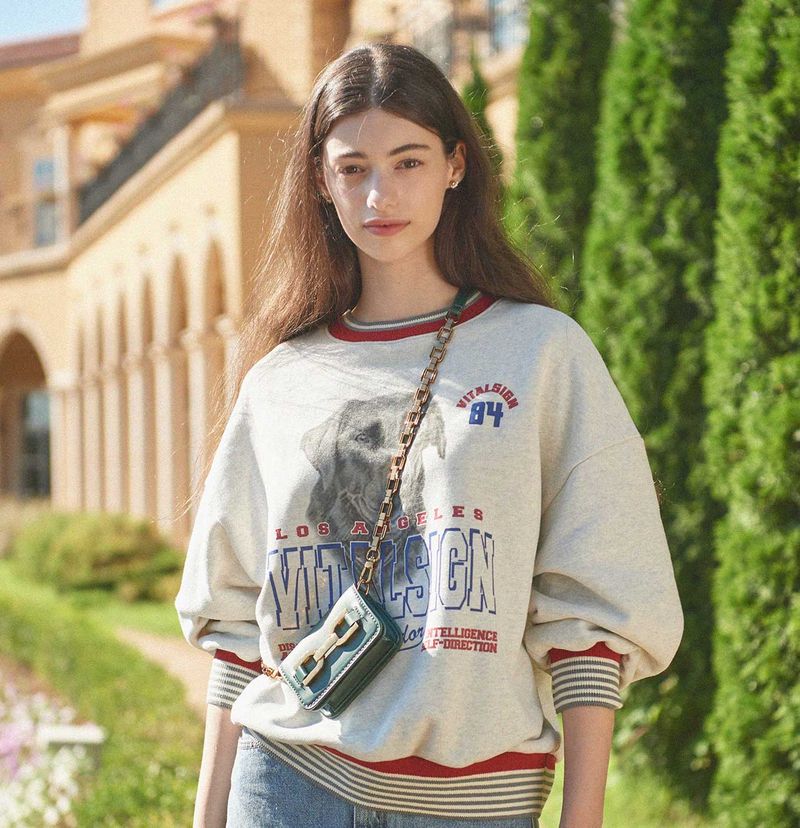 VITALSIGN(バイタルサイン)の「Labrador Printing Napping Sweatshirt(Tops)」