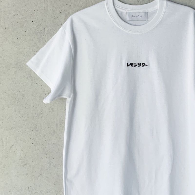 One Drop(ワンドロップ)の「ふくだレモンサワー®刺繍T-shirt(Tops)」