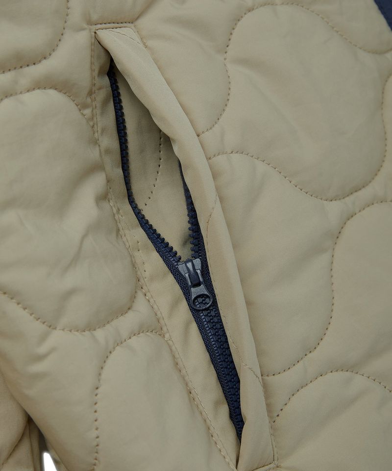Wave Quilting Jacket_Beige